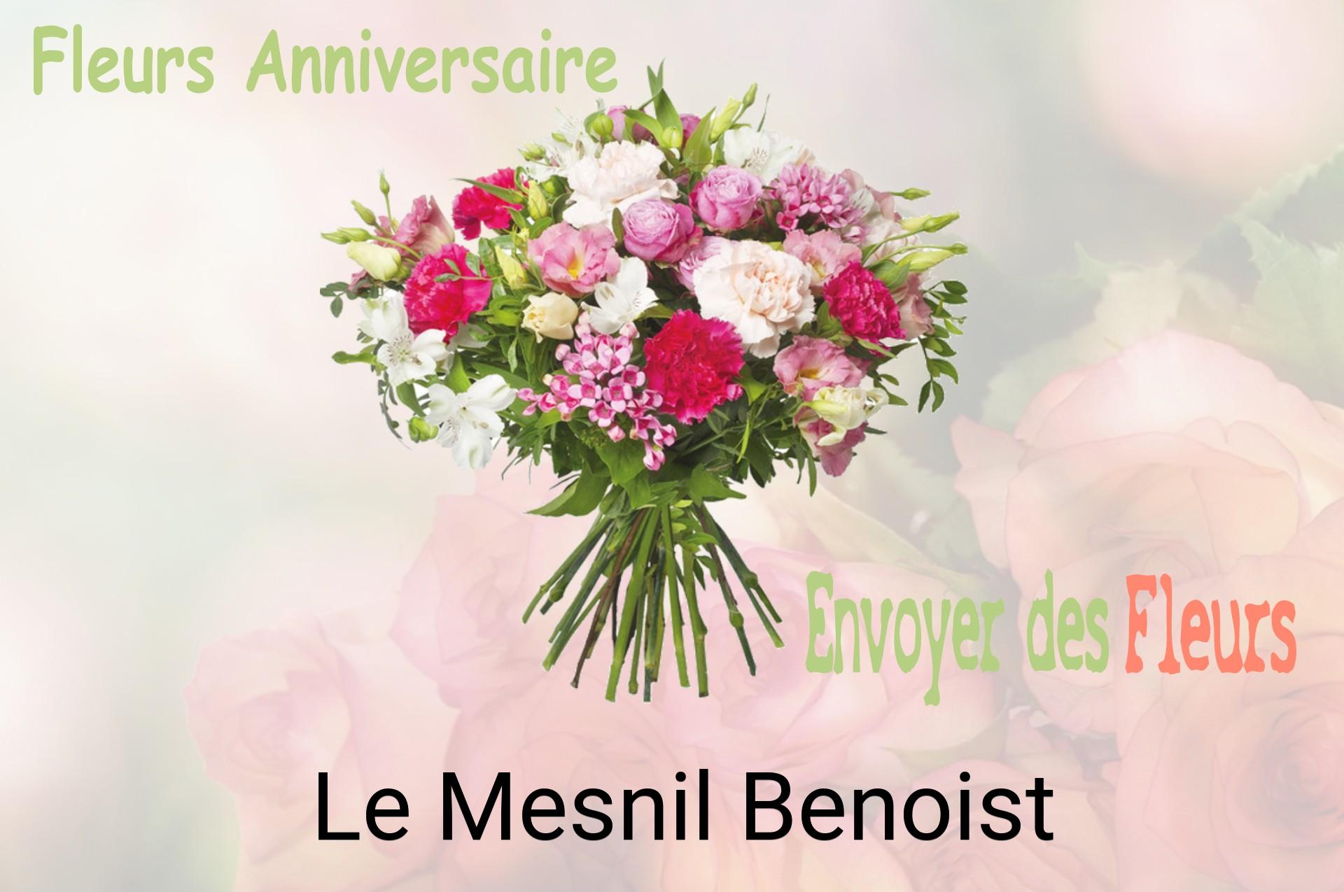 Bouquet de fleurs d’anniversaire livré à Le Mesnil-Benoist