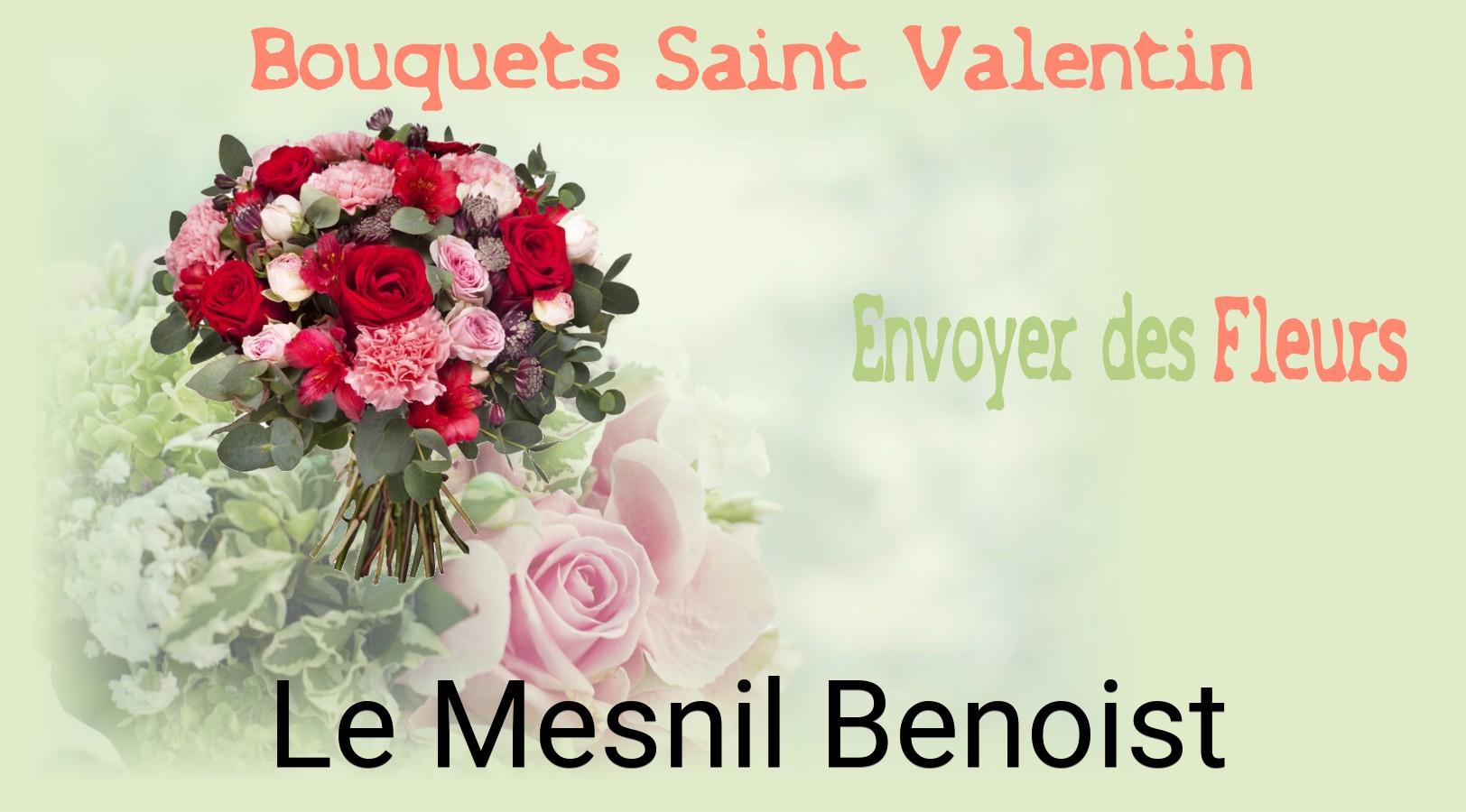 Roses de Saint-Valentin livrées à Le Mesnil-Benoist